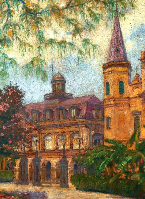 William Woodward Old Cabildo and Gateway to Jackson Square china oil painting image